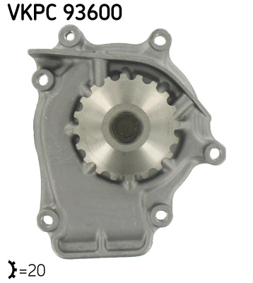 SKF Vízpumpa VKPC93600_SKF